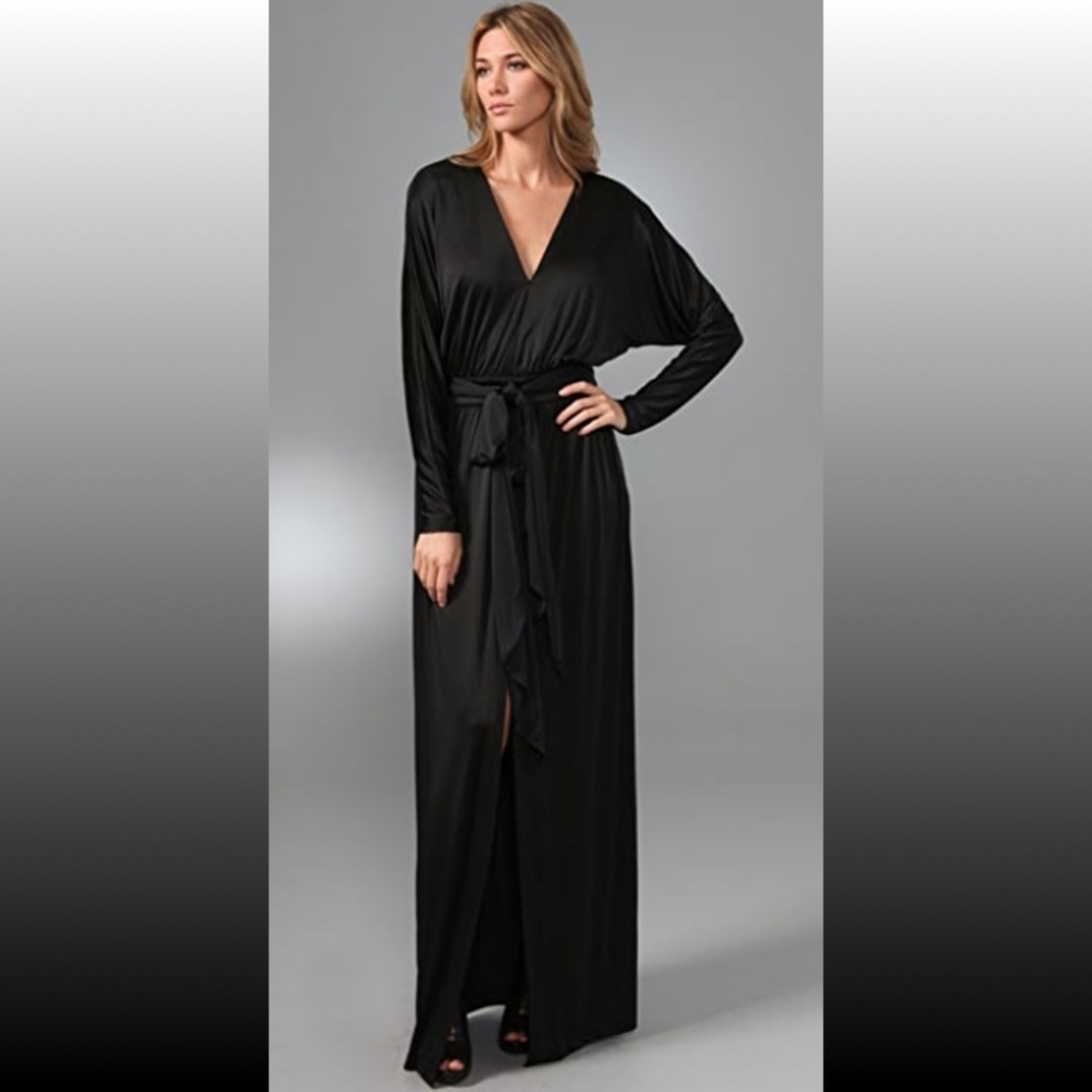 *SOLD* HALSTON - Kimono Sleeve Maxi - M